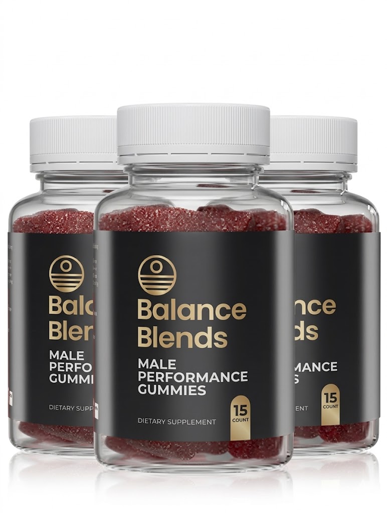 Balance Blends Male Vitality Supplement Bottles